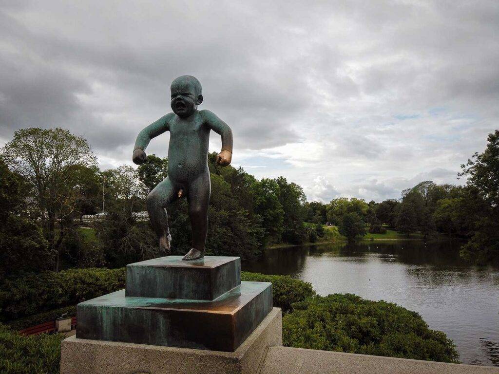 Parco Vigeland statua bambino