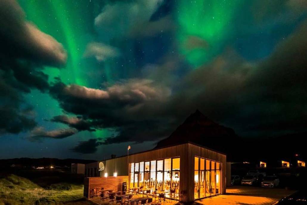 Ristorante aurora boreale Islanda