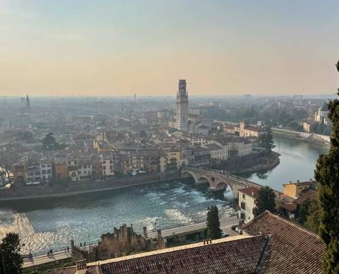 Vista panoramica su Verona